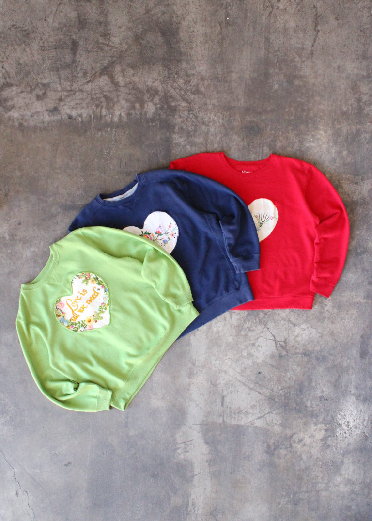 RCYCLD Big Heart Sweatshirt