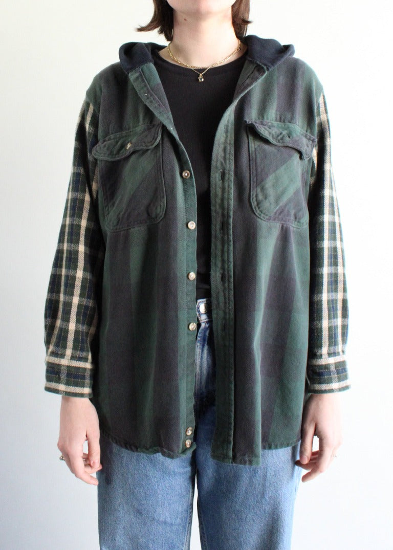 RCYCLD Flannel Shirt Jacket