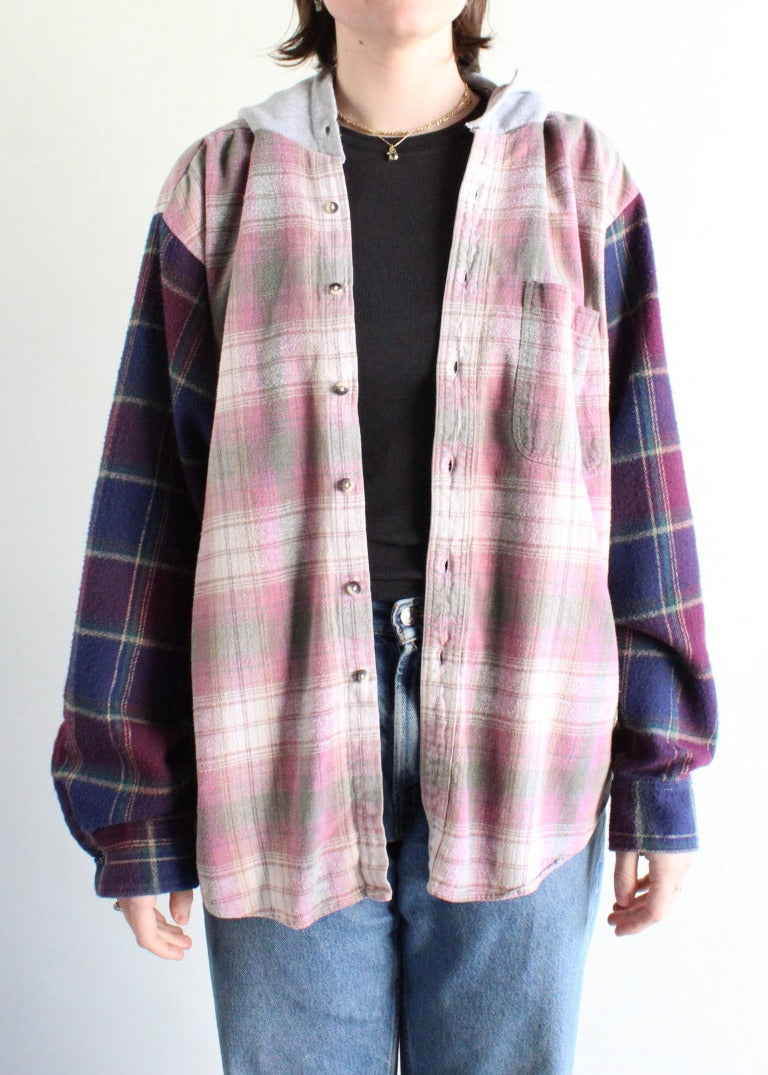 RCYCLD Flannel Shirt Jacket