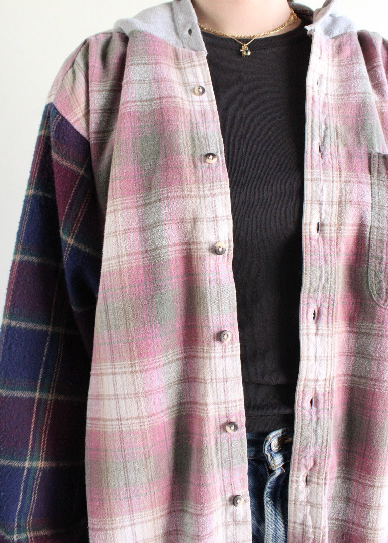 RCYCLD Flannel Shirt Jacket