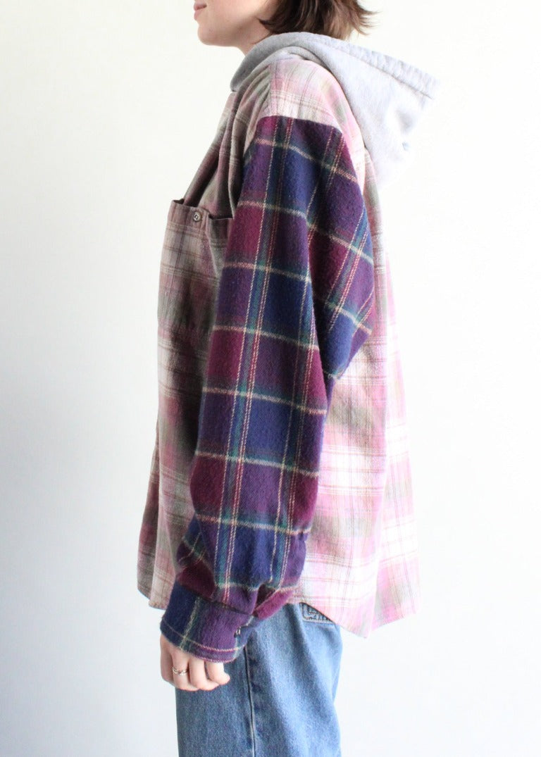 RCYCLD Flannel Shirt Jacket