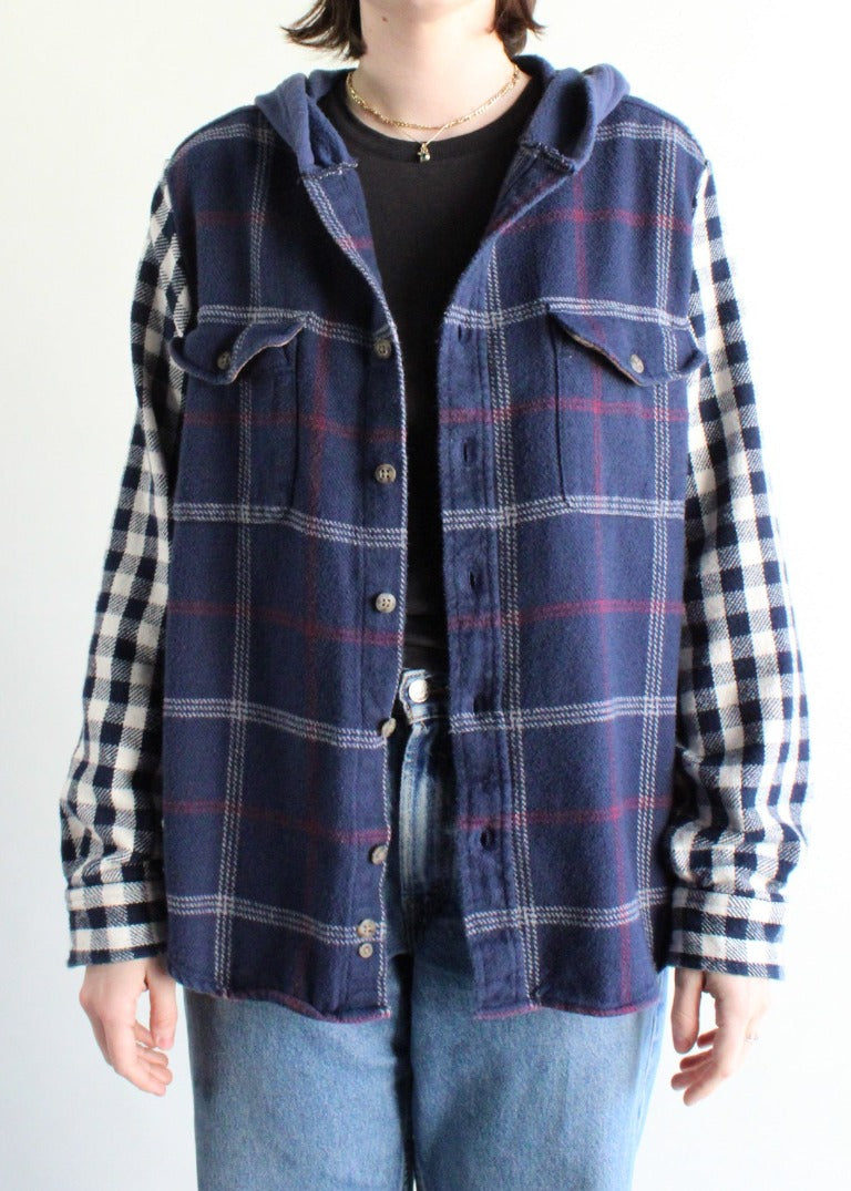 RCYCLD Flannel Shirt Jacket