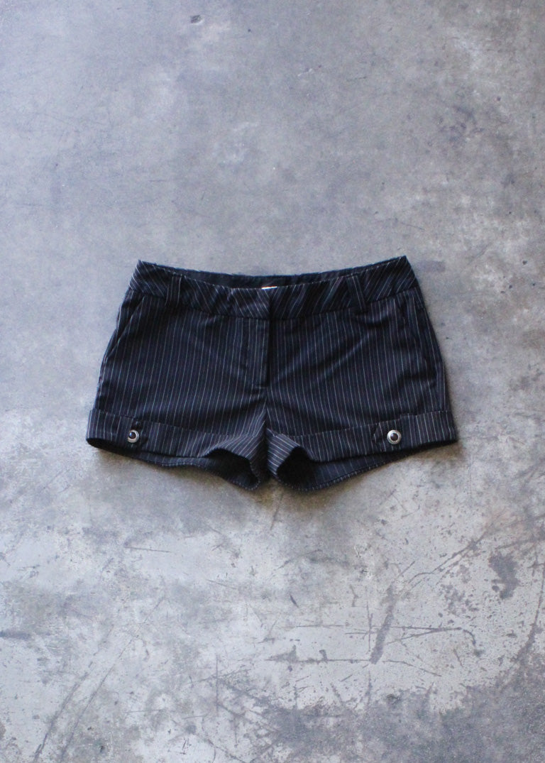 Y2K Pinstripe Micro Short