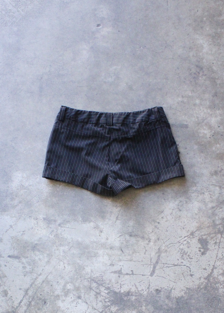Y2K Pinstripe Micro Short