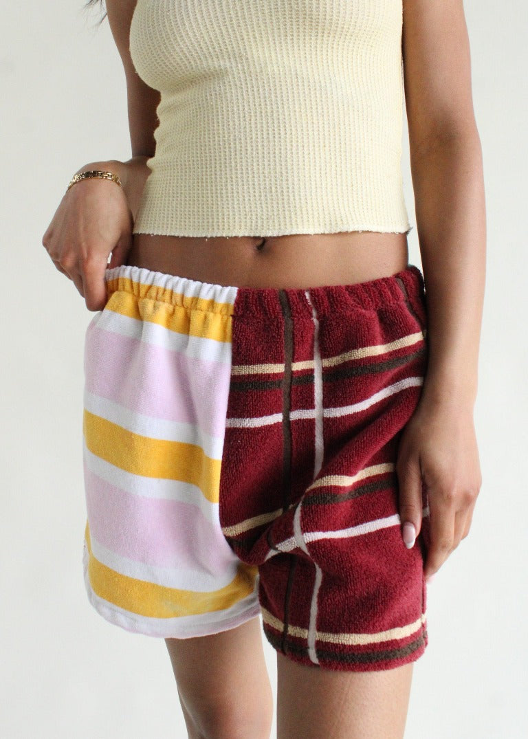 RCYCLD Towel Pieced Shorts