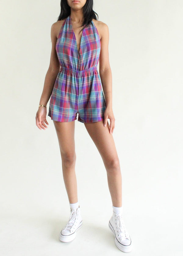 RCYCLD Flannel Romper