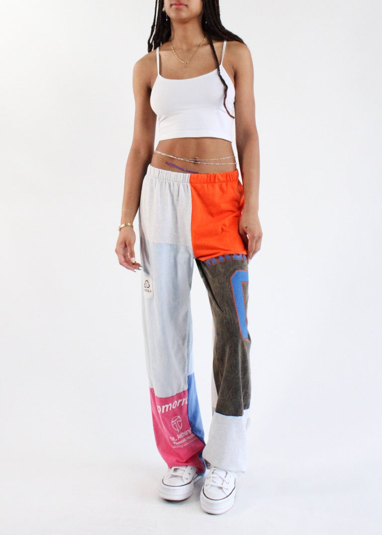 RCYCLD Pieced Tee Pants - Recycled.Clothing