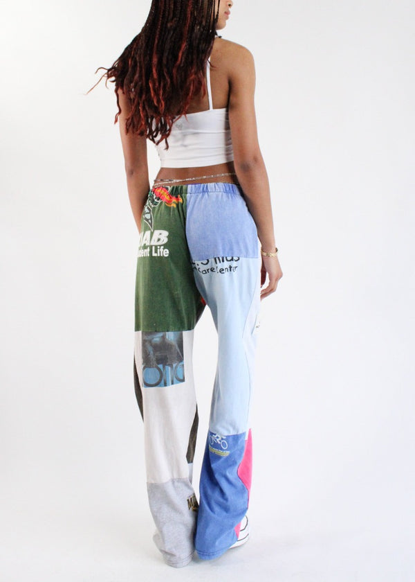 RCYCLD Pieced Tee Pants - Recycled.Clothing