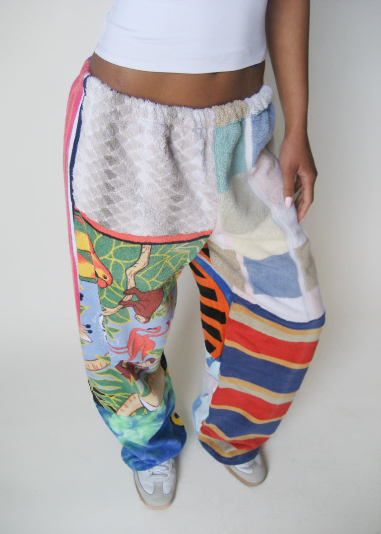 RCYCLD Towel Pieced Pants