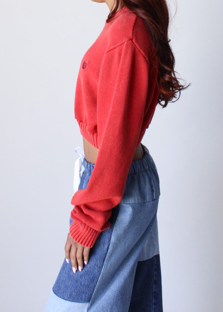 ニット/セーター willfully skipper round cut rib tops CULLNI（クルニ） セーター ニット Wide Rib Skipper Collar Knit