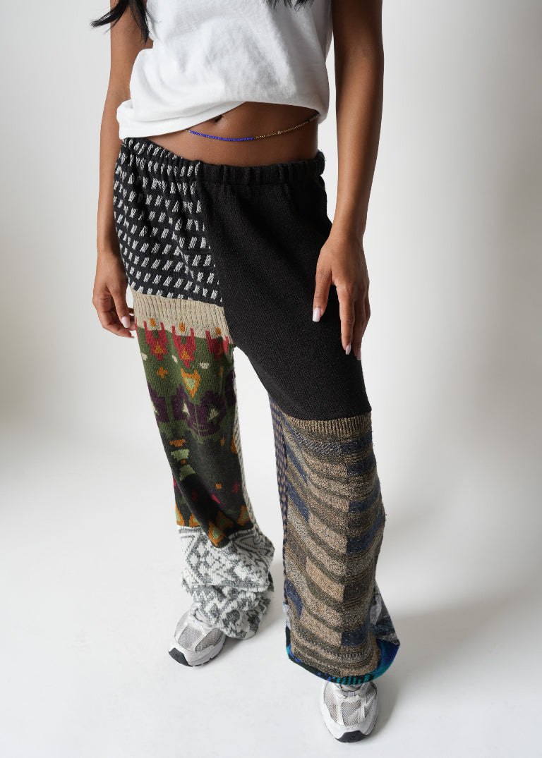 RCYCLD Knit Pieced Pant