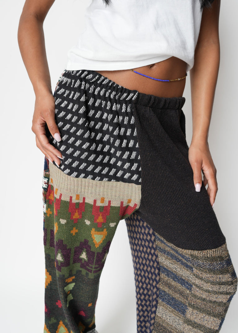 RCYCLD Knit Pieced Pant