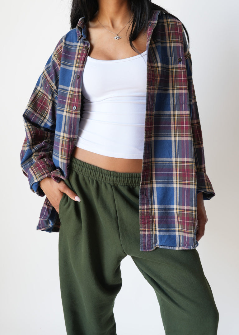 Vintage Classic Flannel Shirt