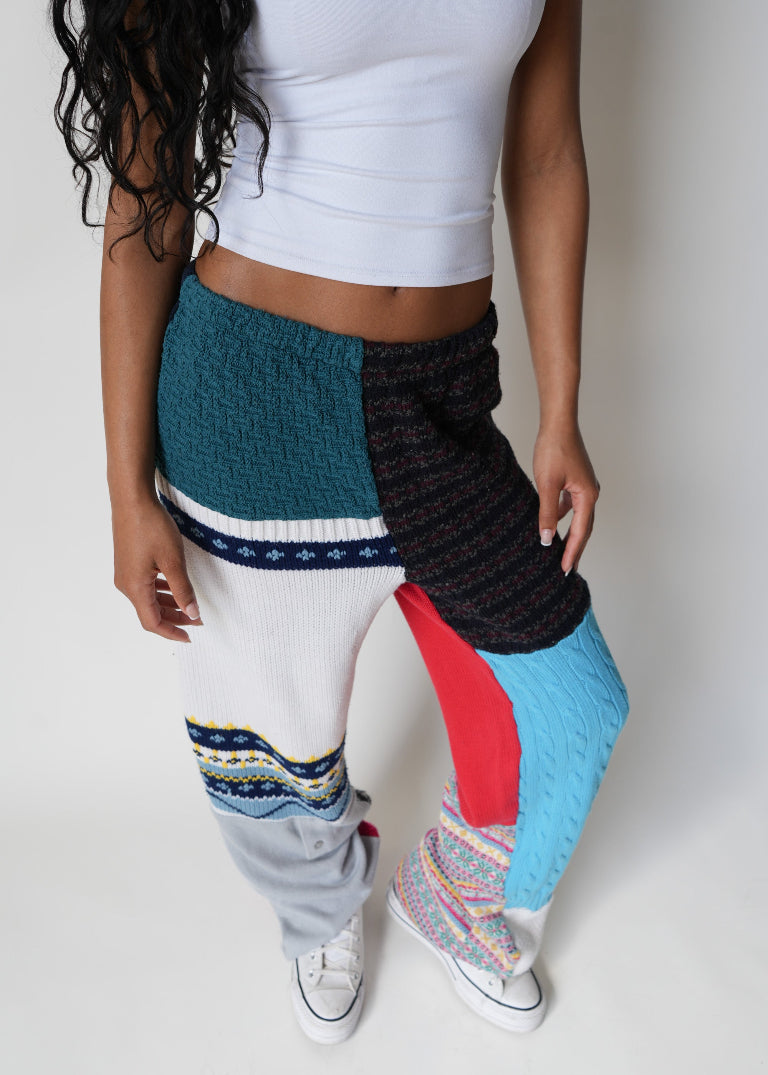RCYCLD Knit Pieced Pant