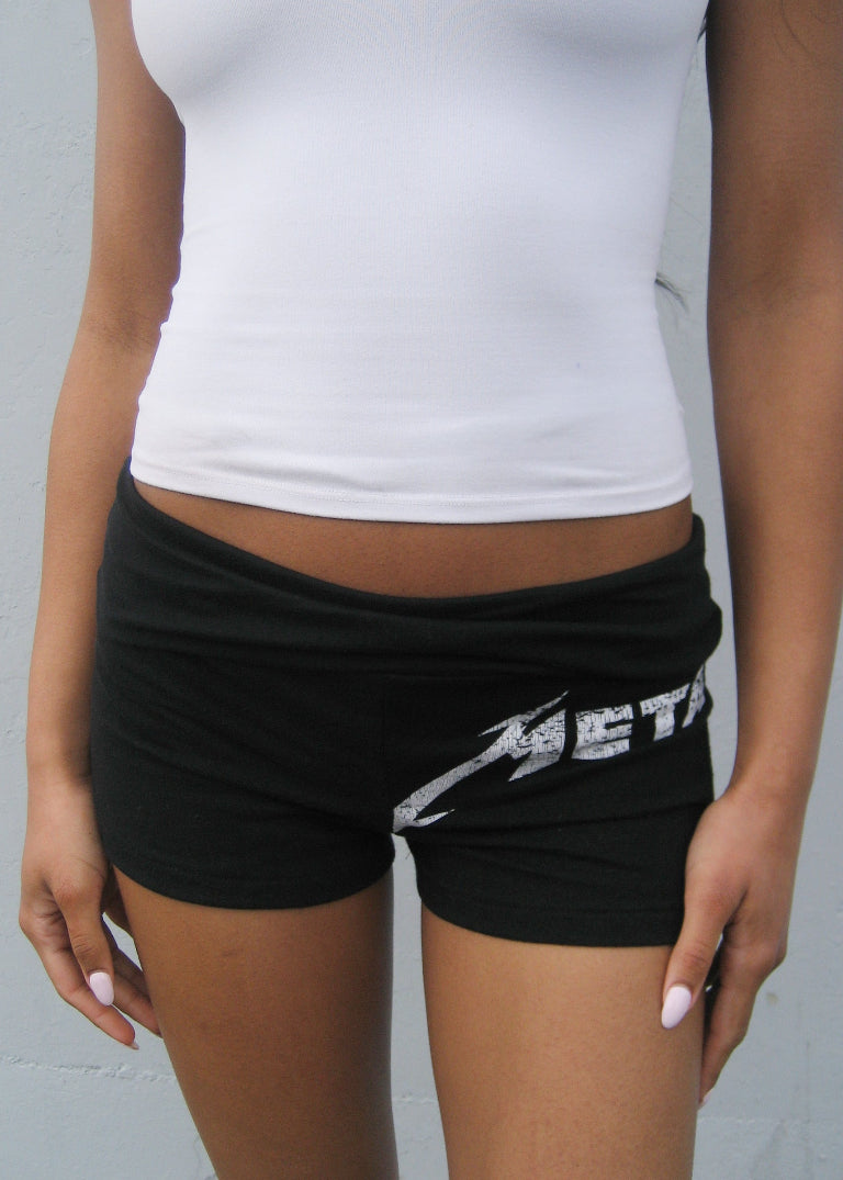 RCYCLD Fold Over Music Tee Micro Short