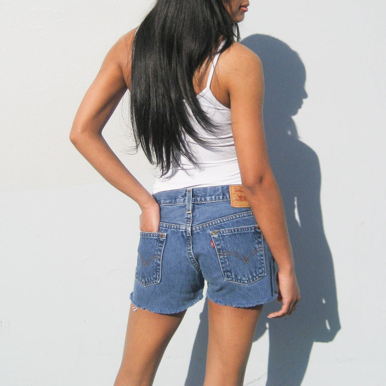 Vintage Levis Denim Cut Off Shorts