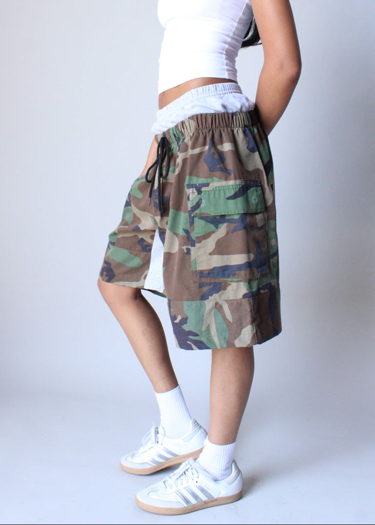 RCYCLD Camo x Sweat Shorts