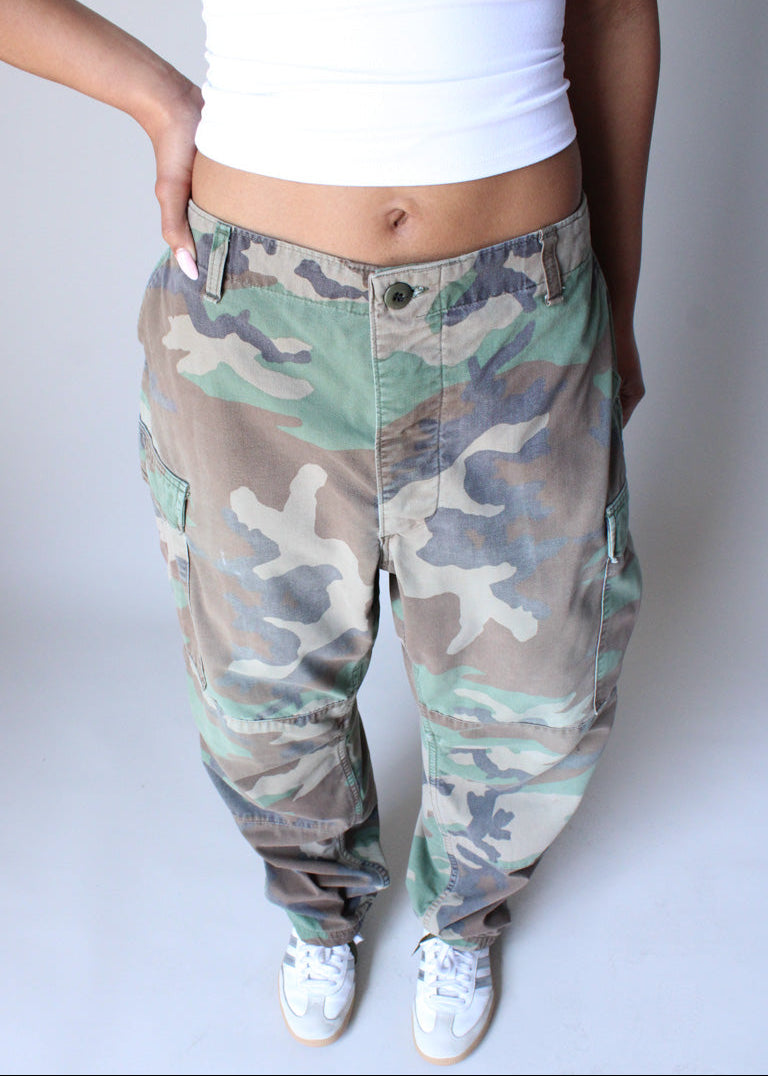 Vintage Camouflage Cargo Pant