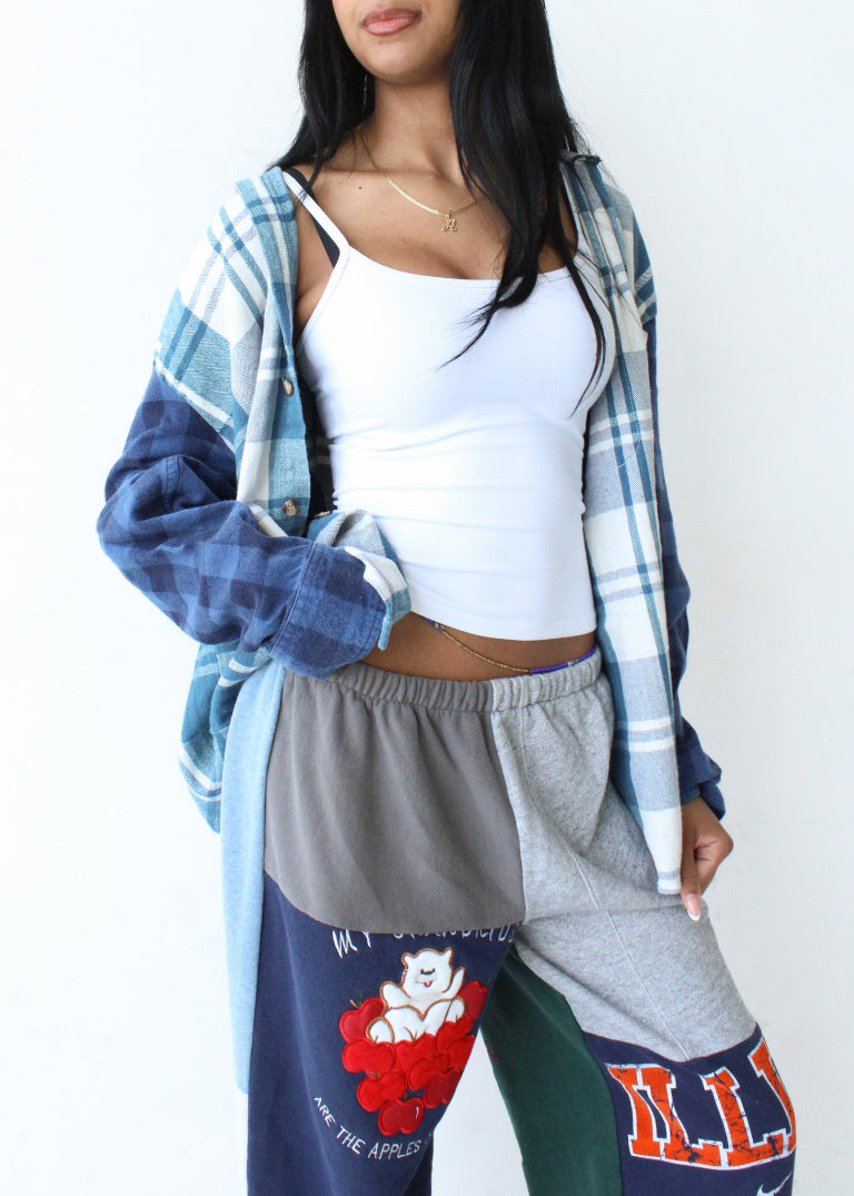 RCYCLD Flannel Shirt Jacket