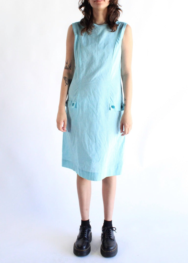 Vintage Gingham Dress D0314