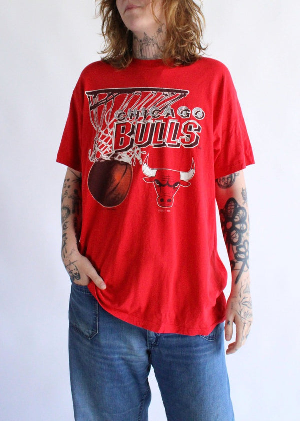 Vintage chicago bulls on sale shirt lot