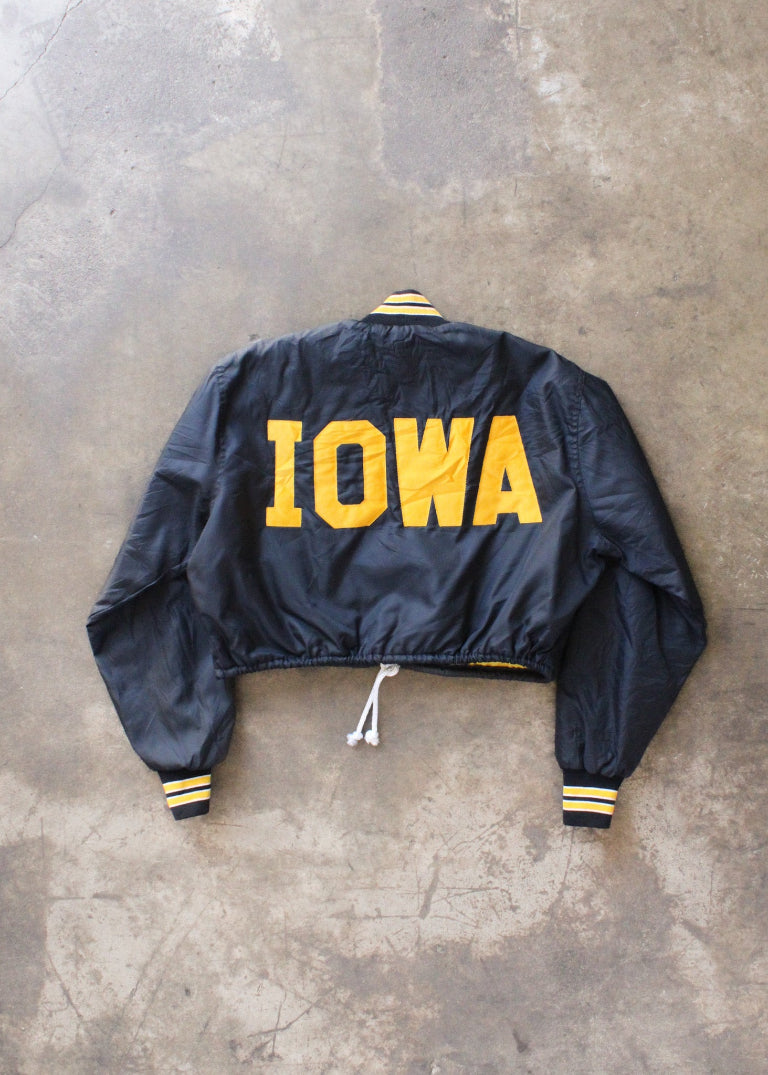 RCYCLD Cropped Baseball Jacket