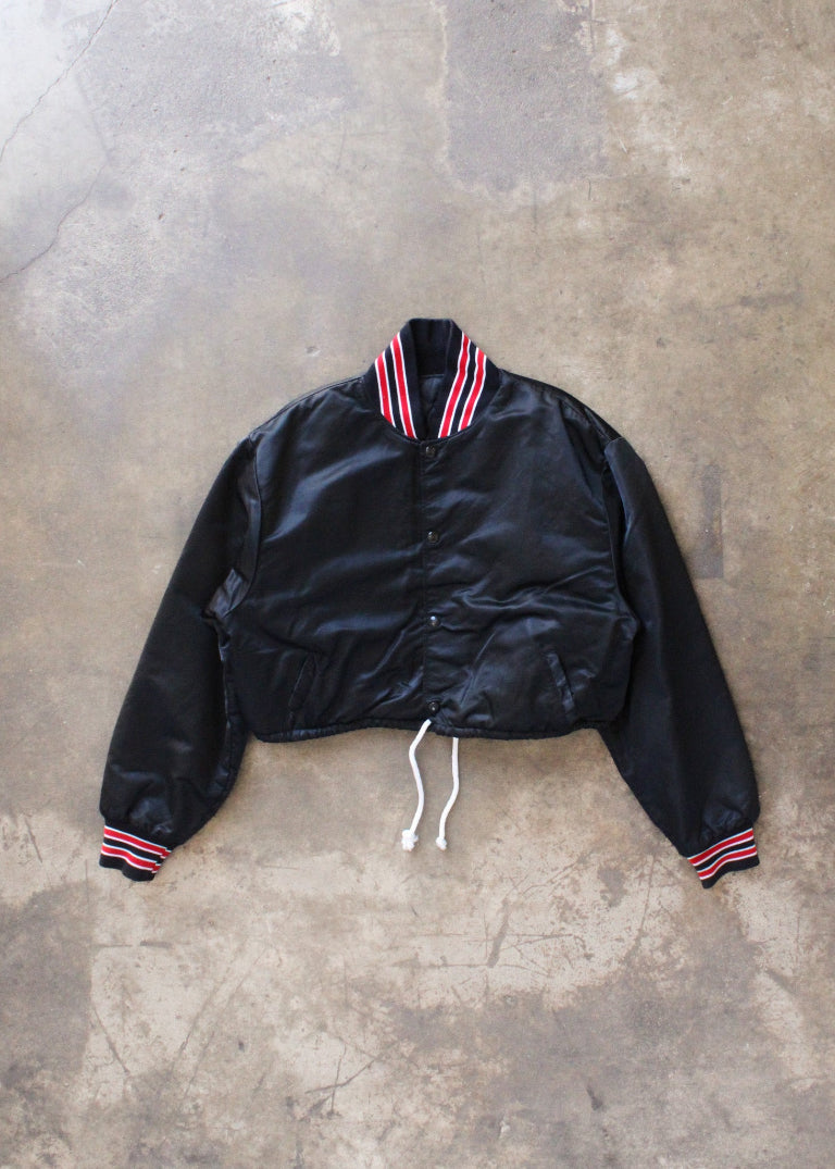 RCYCLD Cropped Baseball Jacket