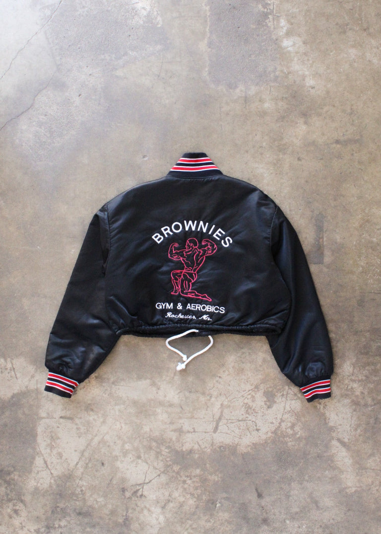 RCYCLD Cropped Baseball Jacket