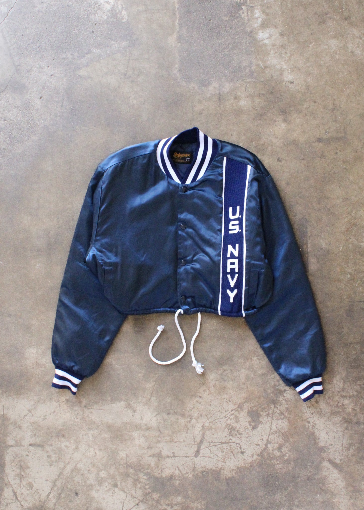 RCYCLD Cropped Baseball Jacket