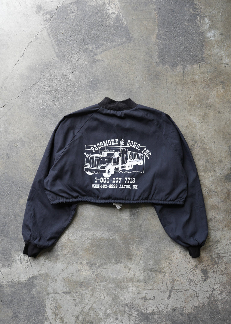 RCYCLD Cropped Nylon Jacket
