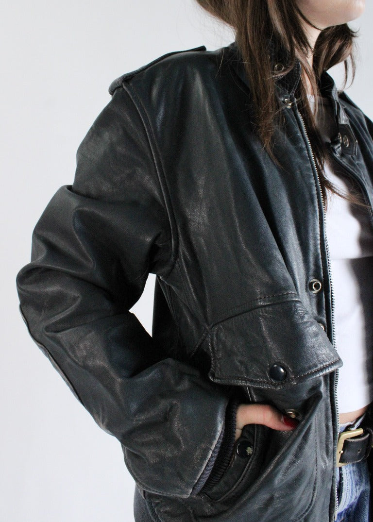 Vintage Leather Jacket S0192
