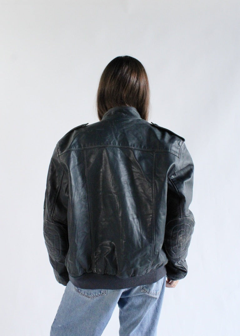 Vintage Leather Jacket S0192
