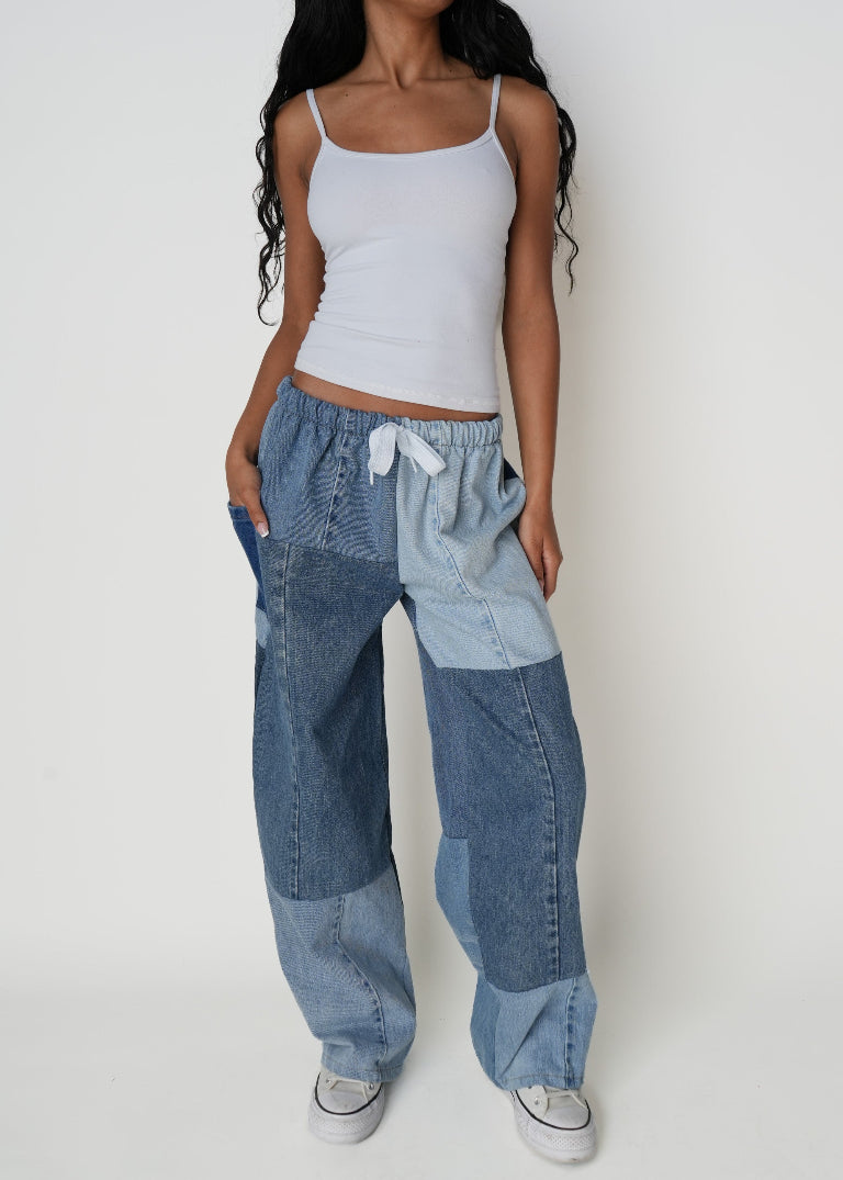 RCYCLD Eco-Denim Pieced Pant