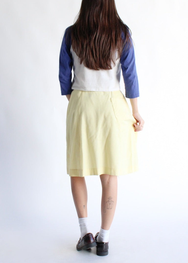 Vintage Midi Skirt J0178