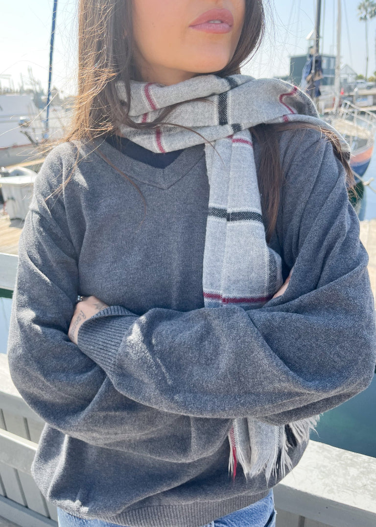 Vintage Plaid Scarf
