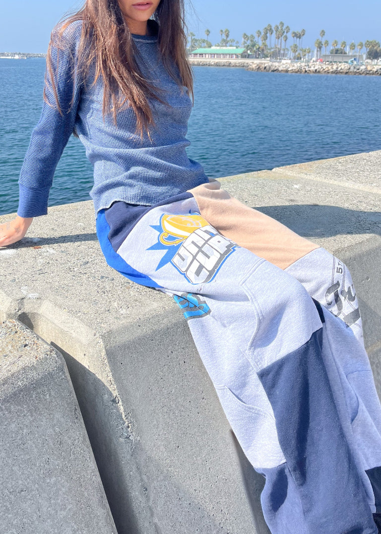 RCYCLD Sweatshirt Pieced Pant