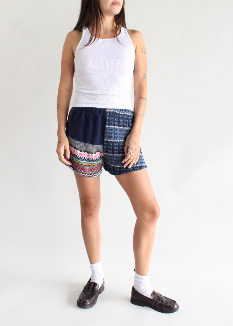 RCYCLD Knit Pieced Shorts