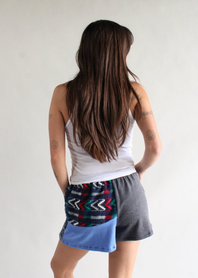 RCYCLD Knit Pieced Shorts