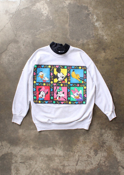 Vintage Disney Mock Neck Sweatshirt