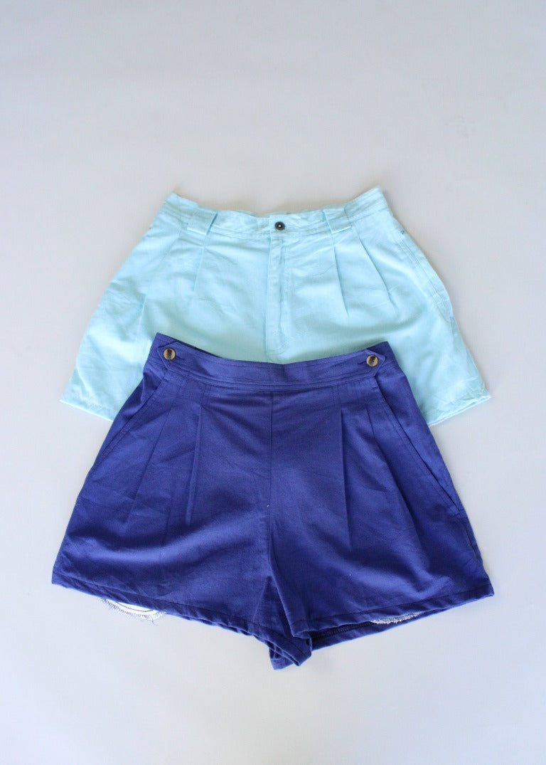 RCYCLD Hi-Waist Cotton Shorts