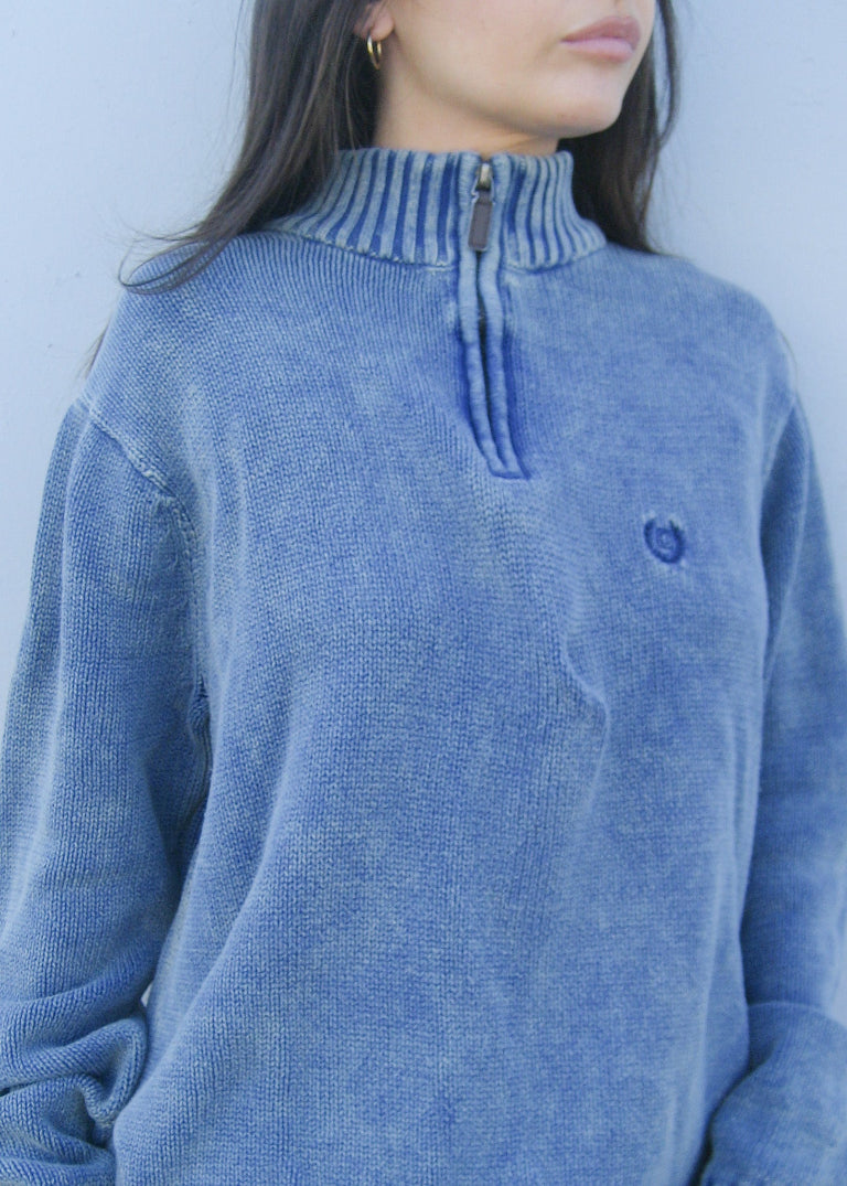 RCYCLD Acid Wash Quarter Zip