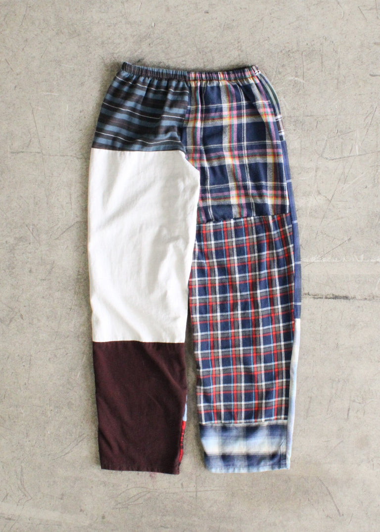 RCYCLD Flannel Pieced Pant