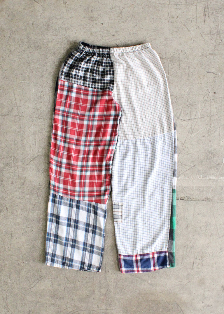 RCYCLD Flannel Pieced Pant