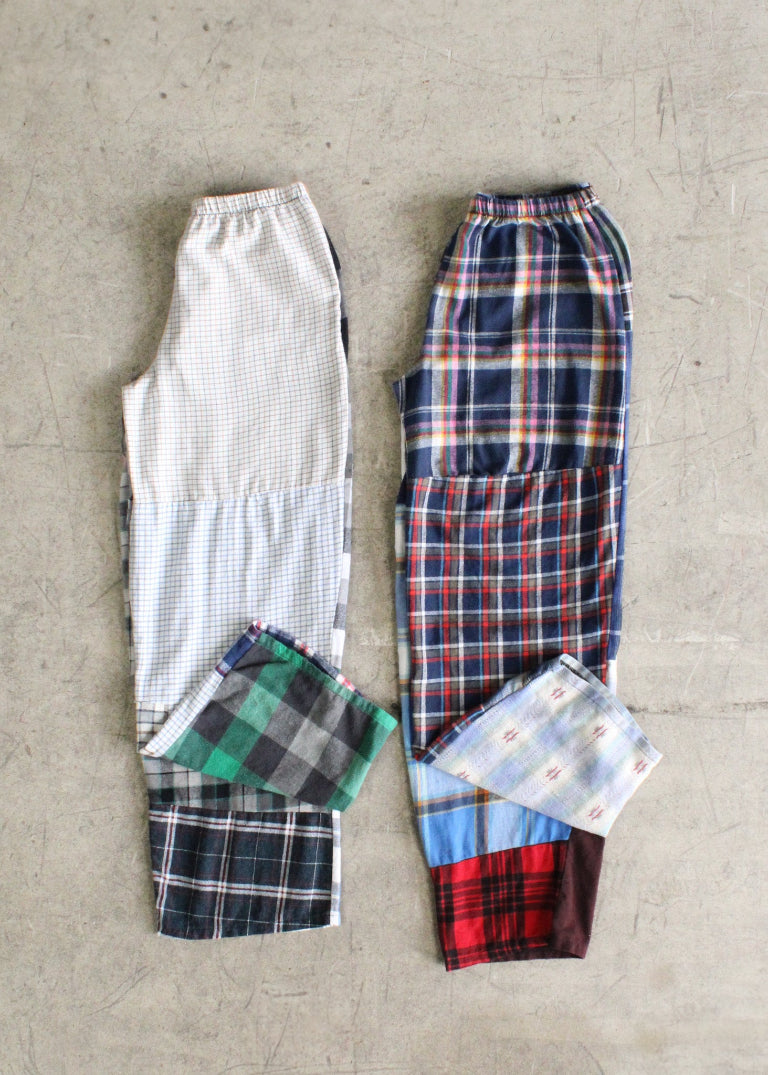 RCYCLD Flannel Pieced Pant