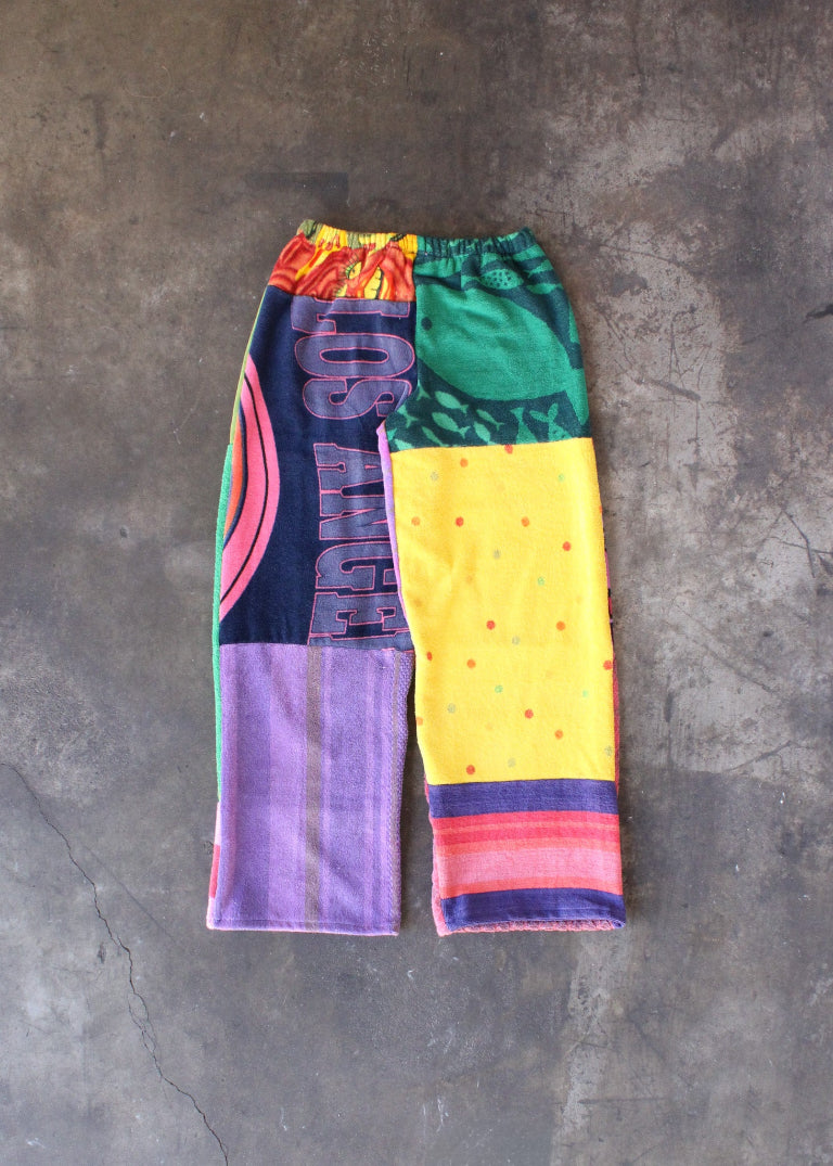 RCYCLD Over Dyed Towel Pieced Pants