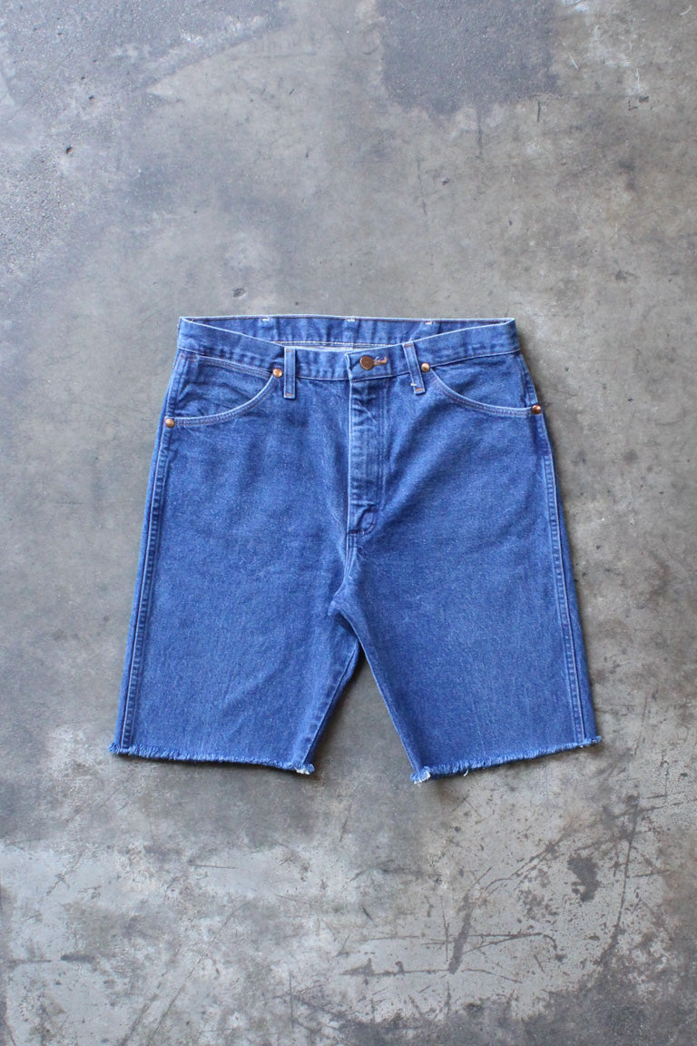 Vintage Wrangler Denim Cut Off Shorts Long Line