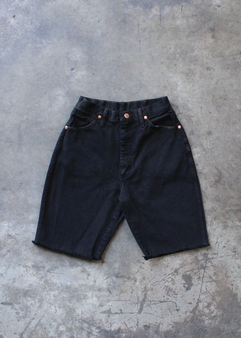 Vintage Wrangler Denim Cut Off Shorts Long Line