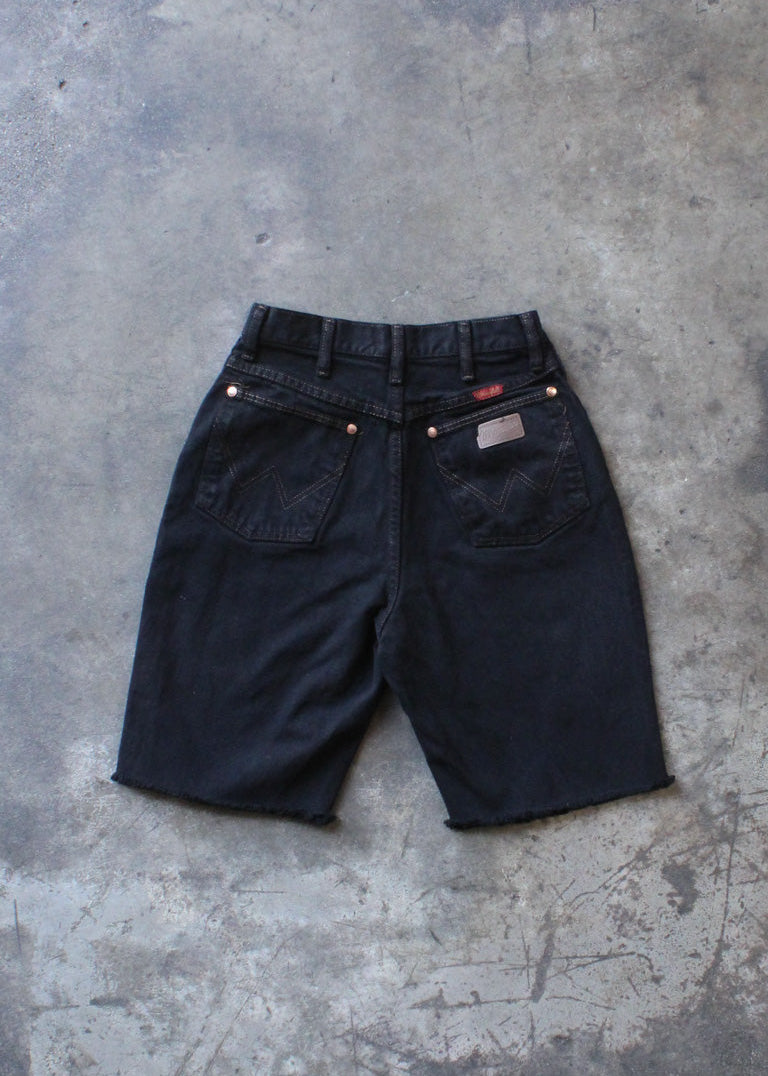 Vintage Wrangler Denim Cut Off Shorts Long Line