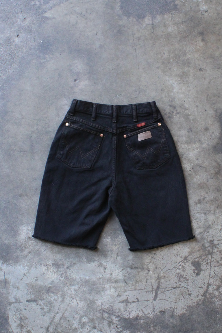 Vintage Wrangler Denim Cut Off Shorts Long Line