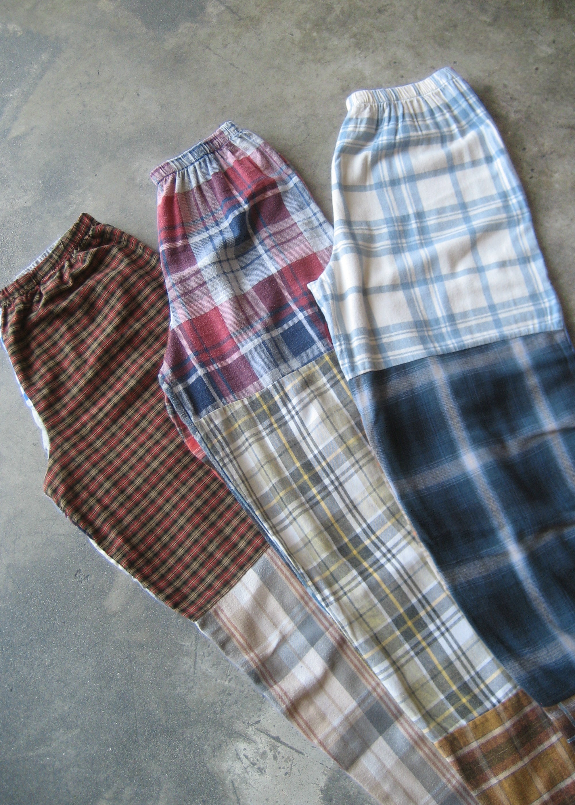 RCYCLD Flannel Pieced Pant